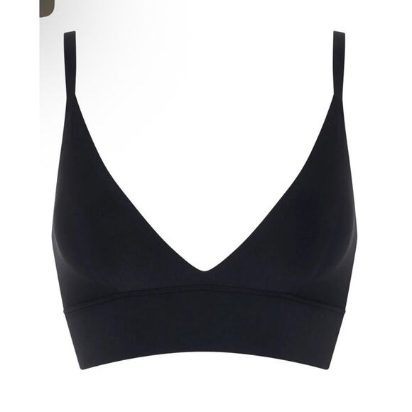 Chantelle Womens Softstretch Wire Free Triangle Bralette Black Size M NWT - Picture 9 of 9